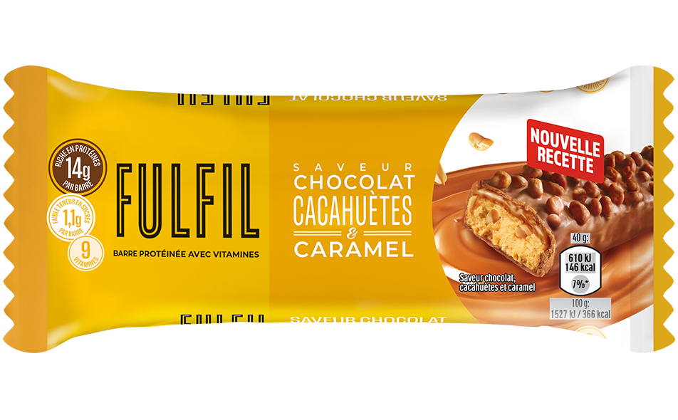 FULFIL CHOCOLAT, CACAHUETES & CARAMEL