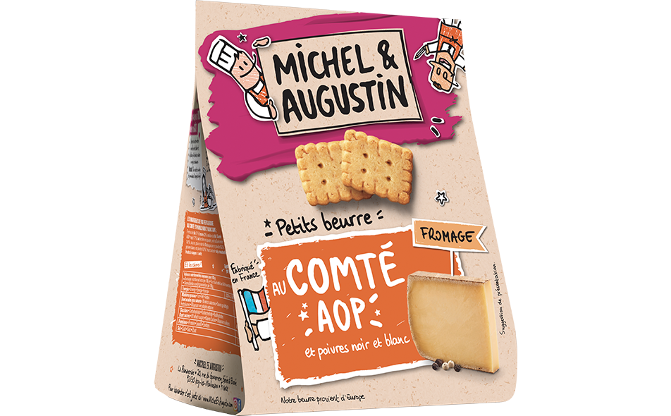 Petits beurre apéritifs au Comté AOP et poivre noir de Madagascar